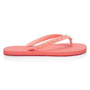 Christian Louboutin Loubi Spike Flip Flops